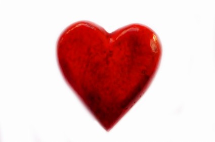 قلب أحمر