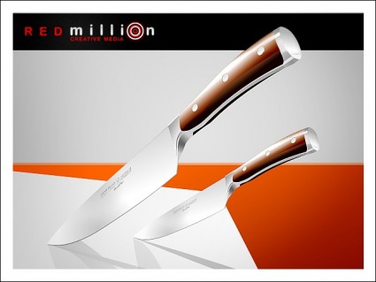 million couteaux rouge