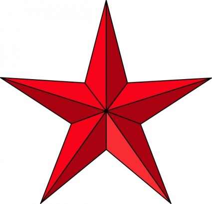 clipart étoile rouge