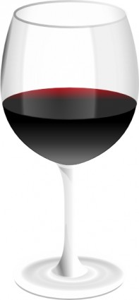 copo de vinho vermelho clip-art