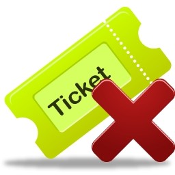 Ticket zu entfernen