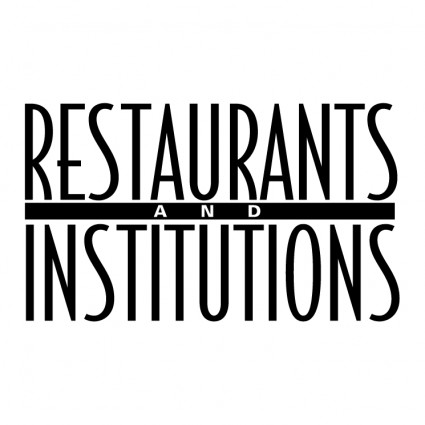 institutions de restaurants