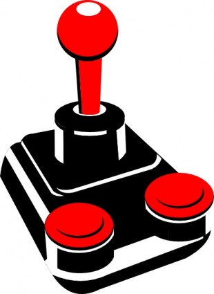 clip art de joystick retro