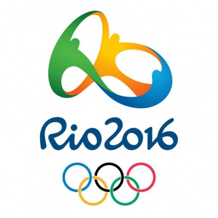 grafica vettoriale logo olimpico di Rio