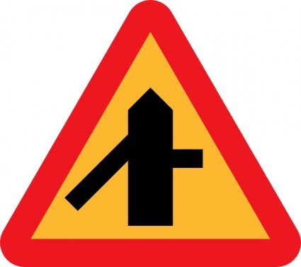 sinal de layout de estrada clip-art