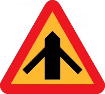 sinal de layout de estrada clip-art