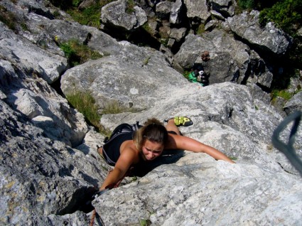 arrampicata su roccia