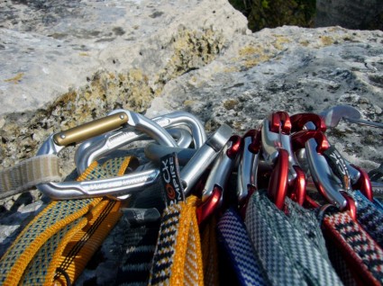 equipamento de escalada de rocha