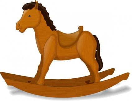 cavalo de balanço clip-art