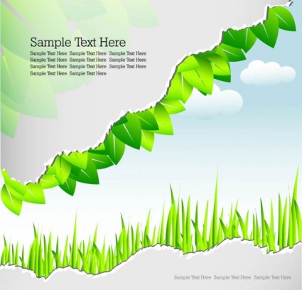 Roll Angle And Leaves Vector