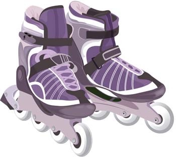con lăn trượt băng giày