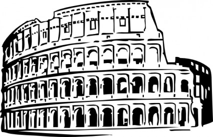 römische Kolosseum ClipArt