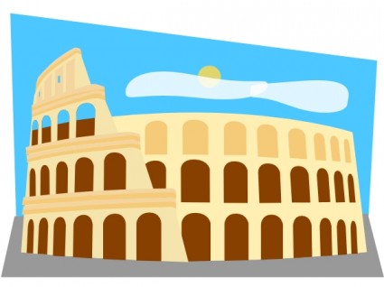 clip art de Coliseo Romano