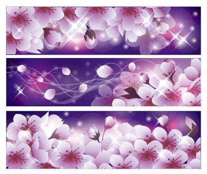 Romantic Flower Vector Background
