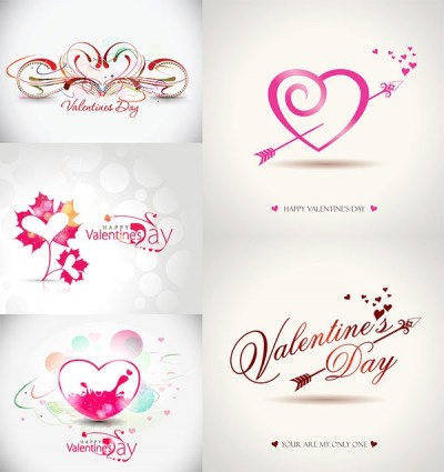romantis valentine hari grafis vektor