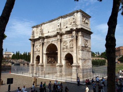 羅馬義大利拱的君士坦丁