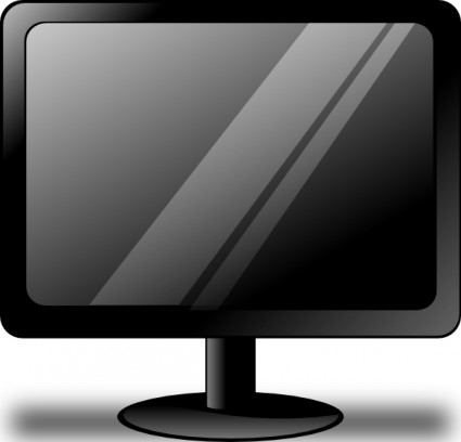 ronoaldo hitam monitor clip art
