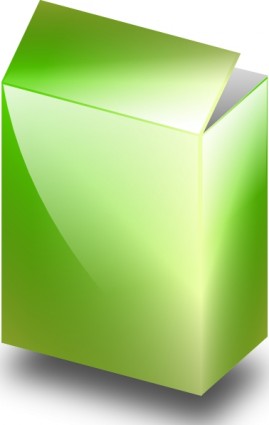 ronoaldo 緑色のボックス クリップアート
