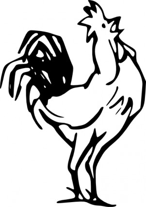 Imágenes Prediseñadas llamando al gallo