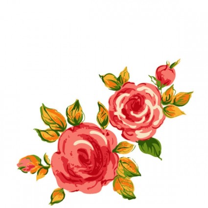 bó hoa hồng véc tơ