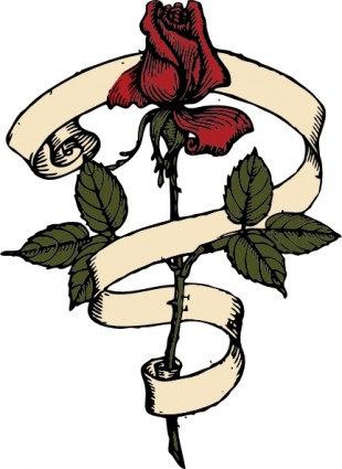 mawar gulir clip art