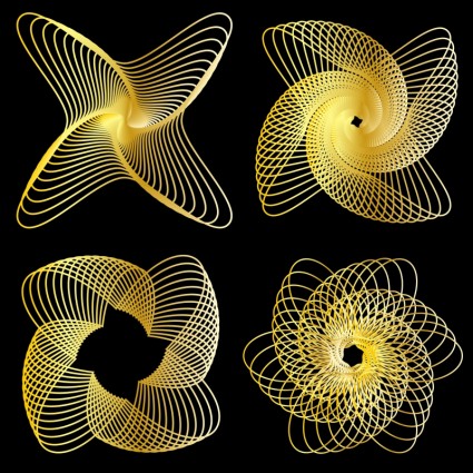 vector de patrón espiral giratorio