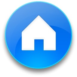 Rounded Blue Home Button