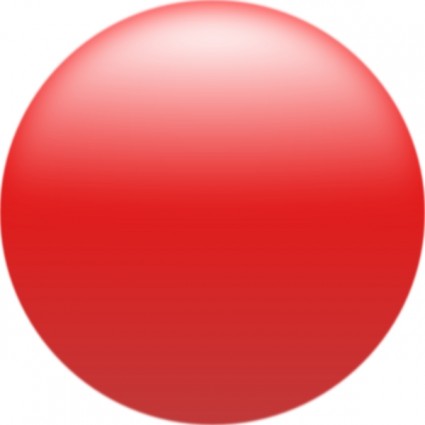 roystonlodge 簡單的光滑圓形按鈕紅色剪貼畫