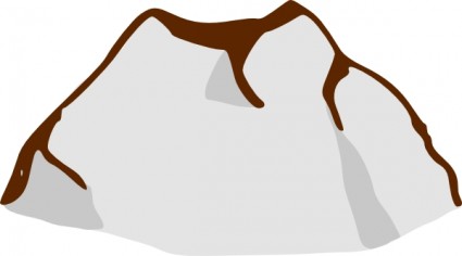 RPG peta simbol Gunung clip art