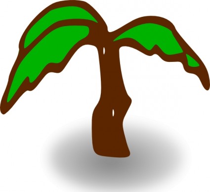 simbol peta RPG palm tree clip art