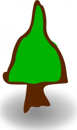 RPG-Kartensymbole Baum ClipArt