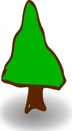 simbol peta RPG pohon clip art