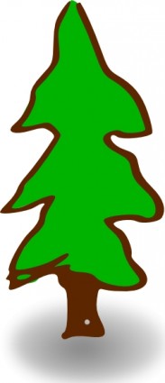 árvore de símbolos de RPG mapa clip-art