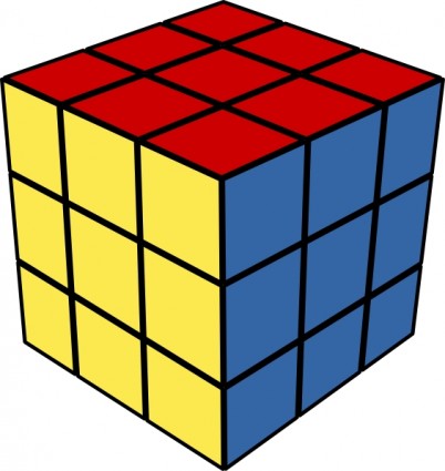 clip art de cubo rubic
