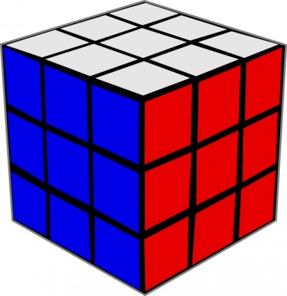 Rubik kubus clip art