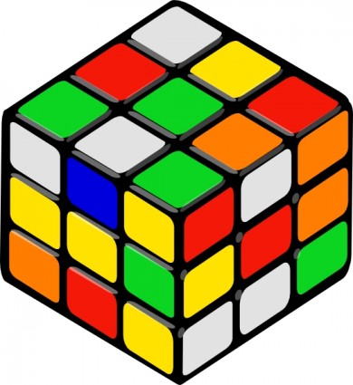 روبيك s cube عشوائي قصاصة فنية
