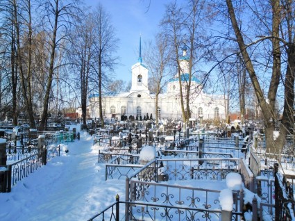 Igreja Russa de paisagem
