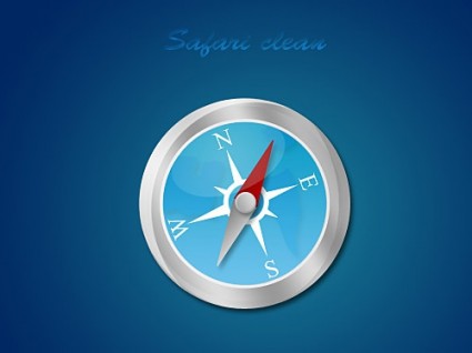 Safari Clean Icon Psd