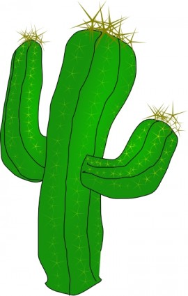 xương rồng saguaro clip nghệ thuật