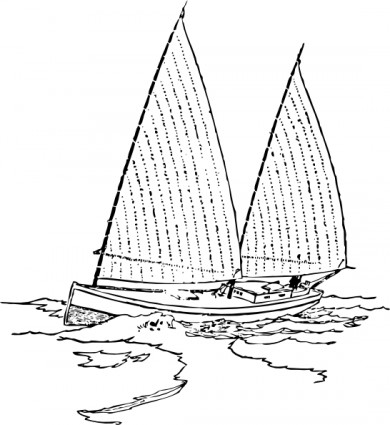 perahu layar clip art