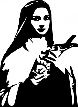 Sainttherese-ClipArt