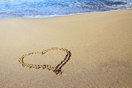 jantung pasir dan laut