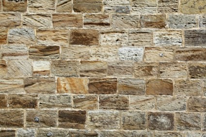 砂岩磚牆壁