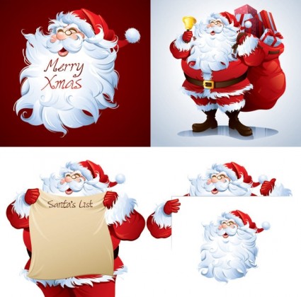 Santa Claus Cartoon Picture Vector