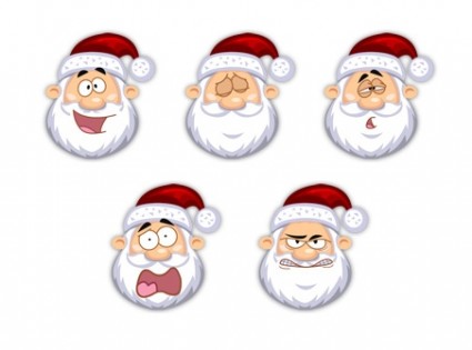 pack di icone icone Babbo Natale