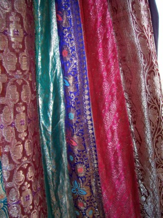 tecido de sari