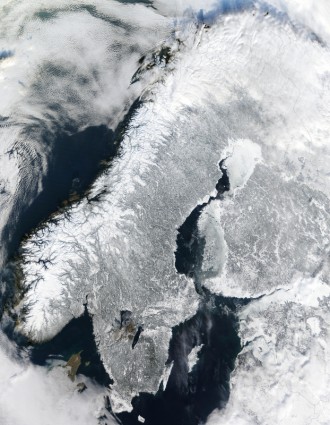 Scandinavia Na Uy mùa đông