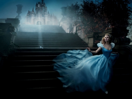 Scarlett johansson na história de Cinderela, papel de parede celebridades femininas de scarlett johansson