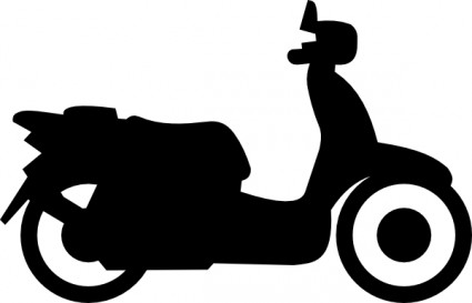 clip art de scooter