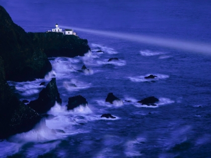 mer phare fond d'écran paysage nature